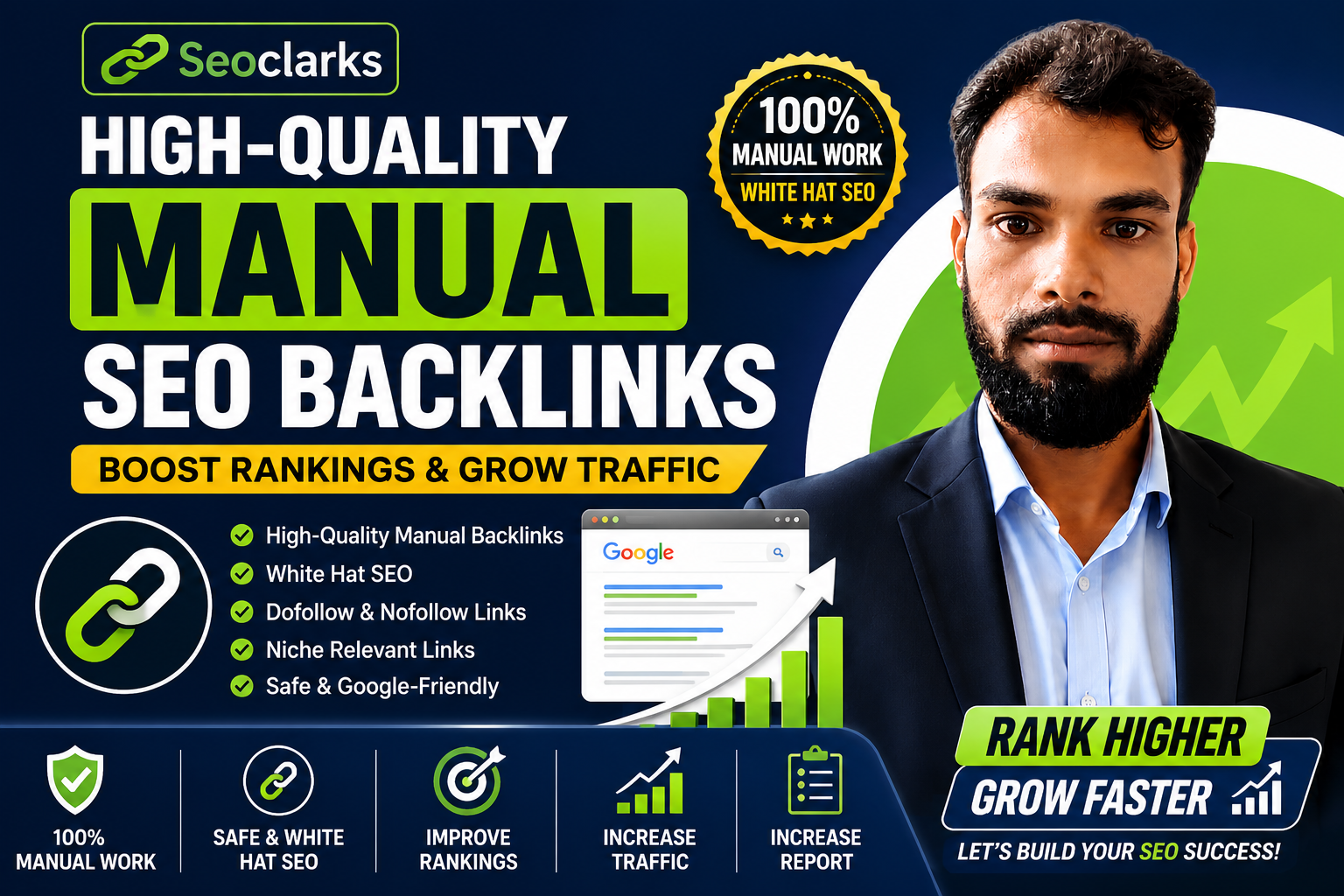 I Will Build High-Quality Manual SEO Backlinks for Better Google Rankings