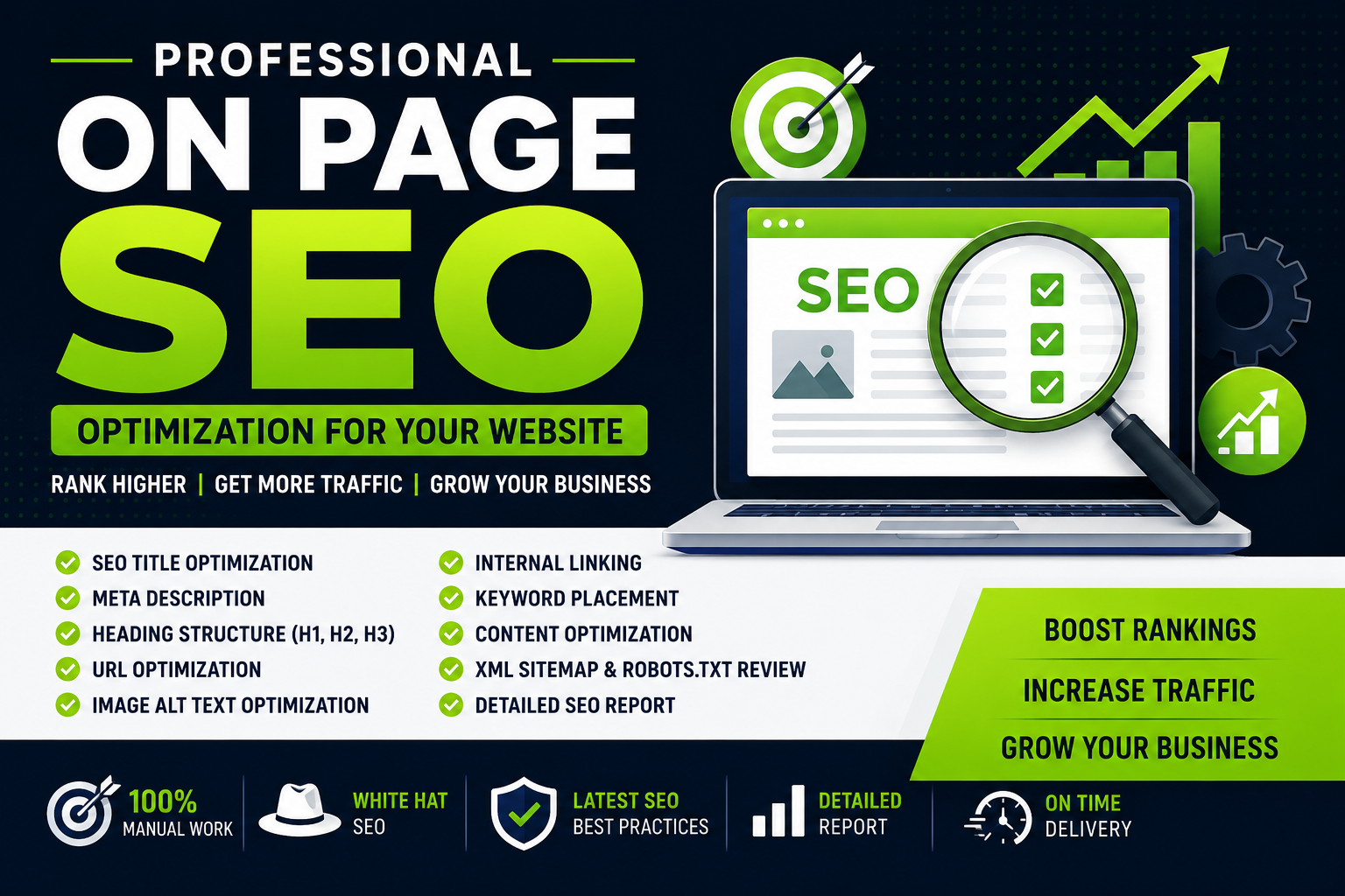 I will do professional on page SEO optimization for your website