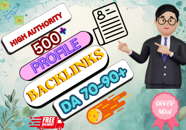 I Will Build 500 Manual Profile Backlinks for Your Website