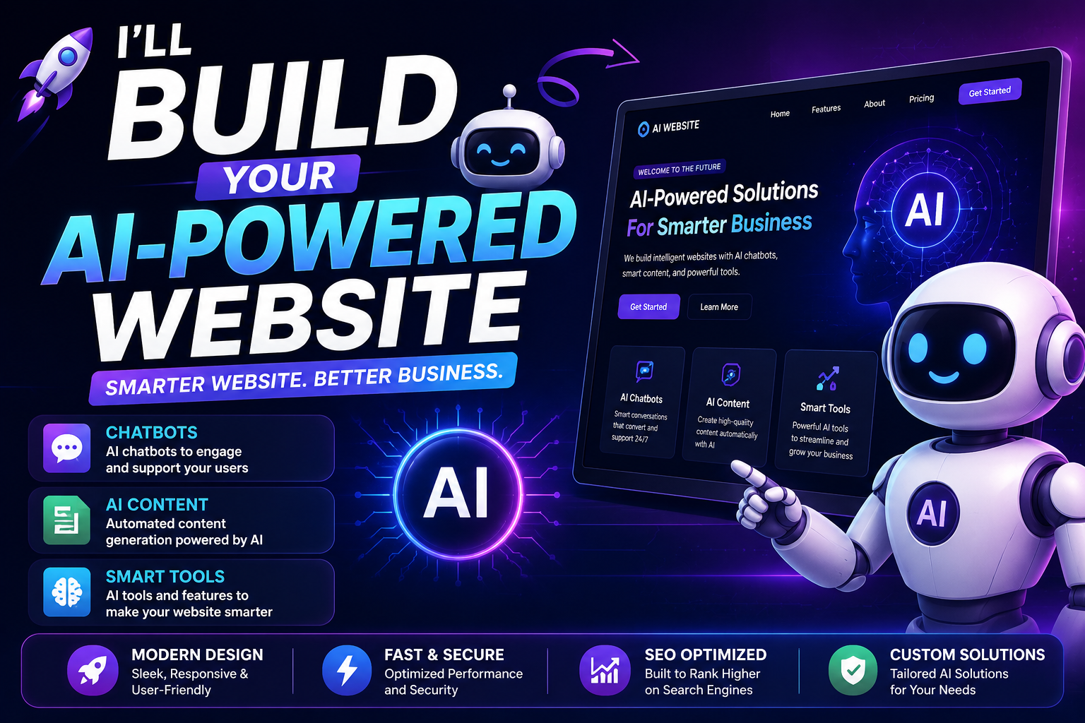 I will build a modern AI-powered mobile app for Android and iOS