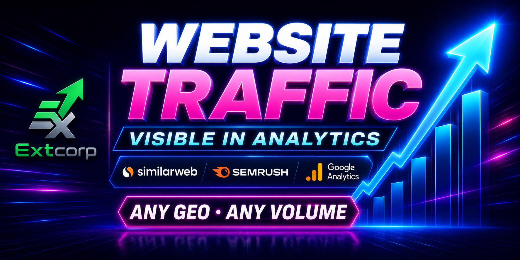 I Will Deliver Any Volume of Website Traffic for Simi...