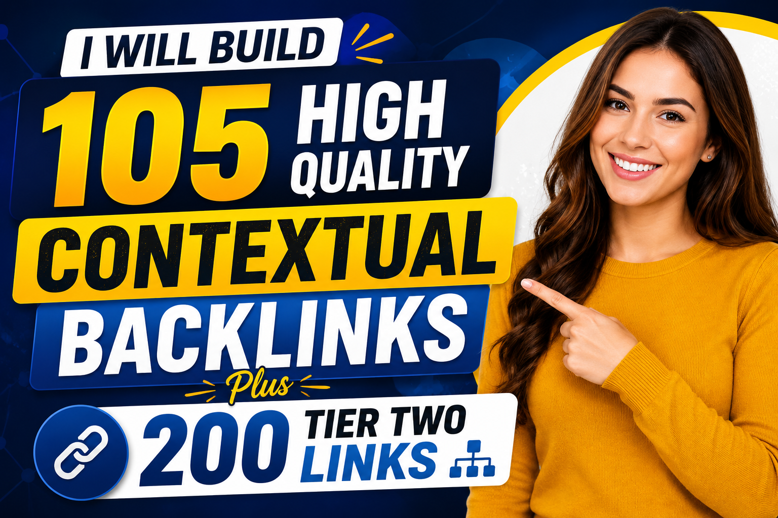 I Will Build 105 High Quality Contextual Backlinks Pl...