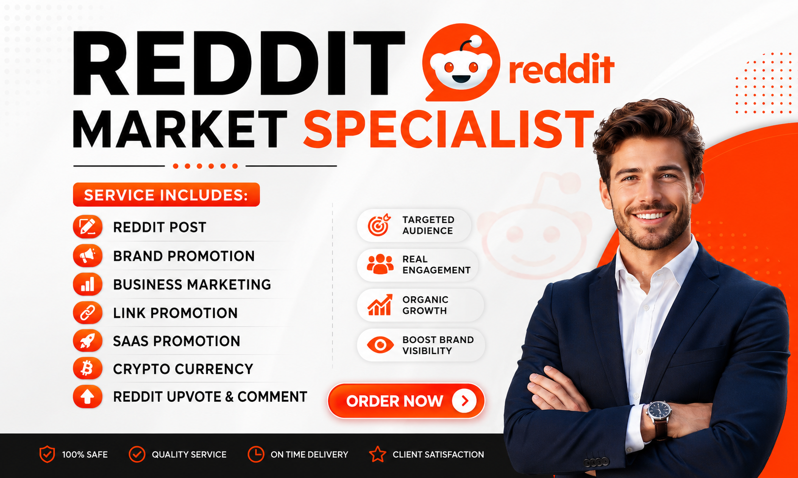 I Will Promote Your Website, Business, Brand, SaaS...