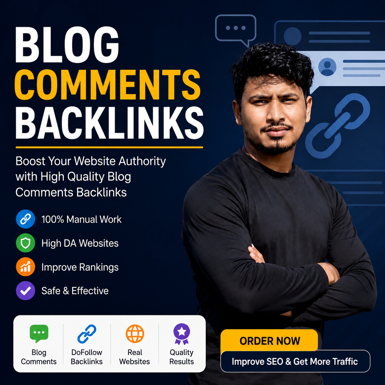 I will create 50 manual profile backlinks for better SEO