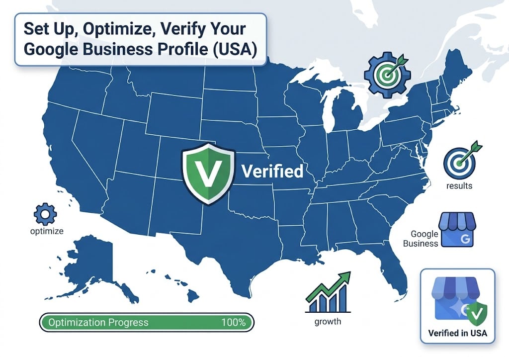 Set Up Optimize, Verify Your Google Business Profile (USA)
