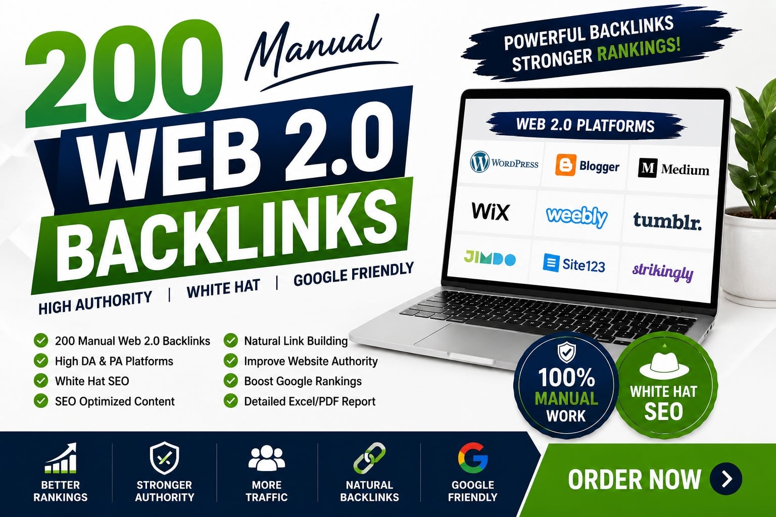 I Will Create High Authority Web 2.0 SEO Backlinks Manually
