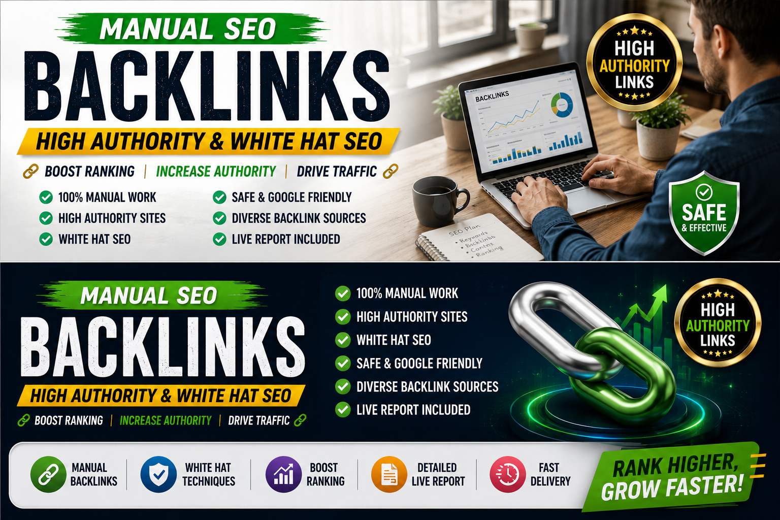 I will build 700 premium manual SEO backlinks to increase website authority, improve Google rankings