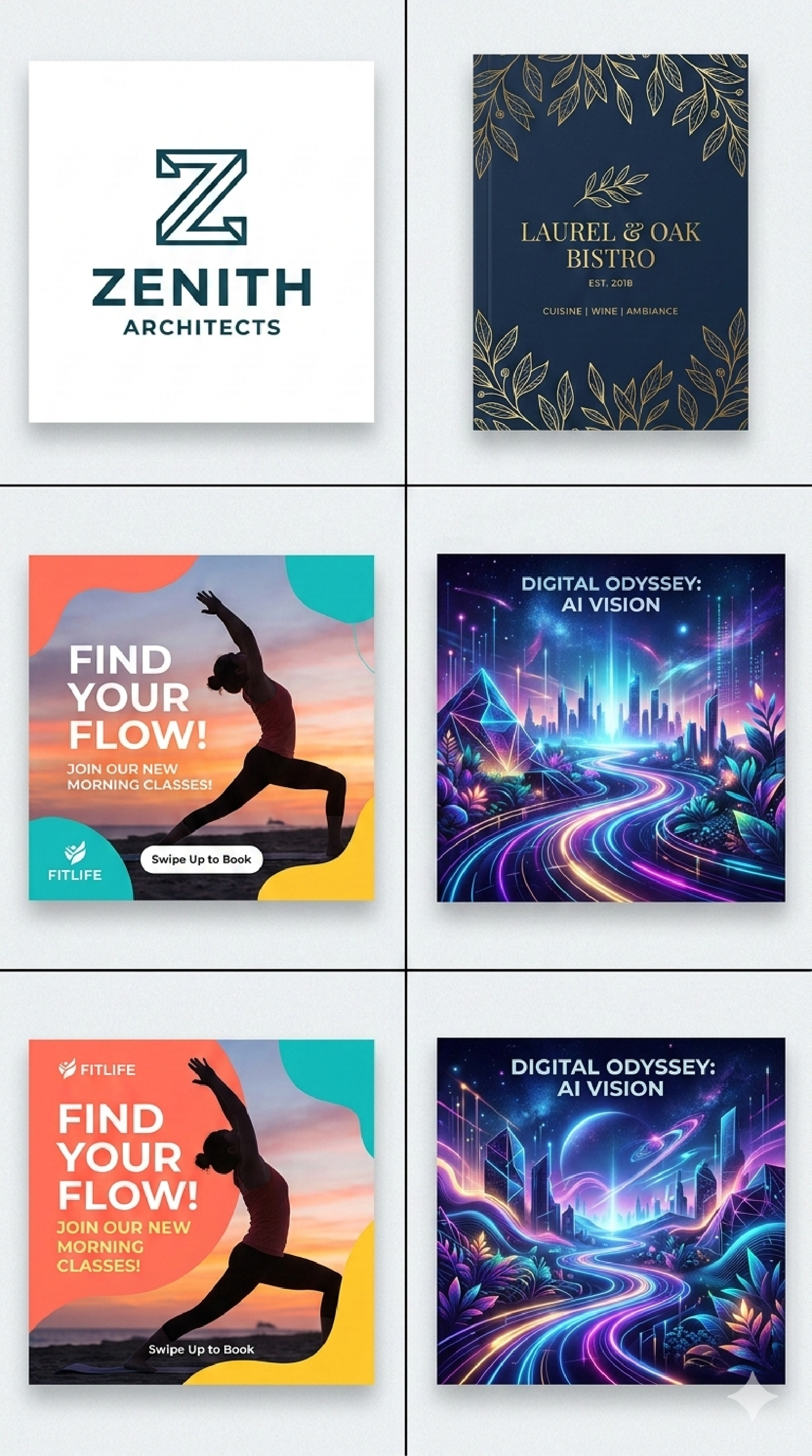 I will create stunning AI art and professional design...