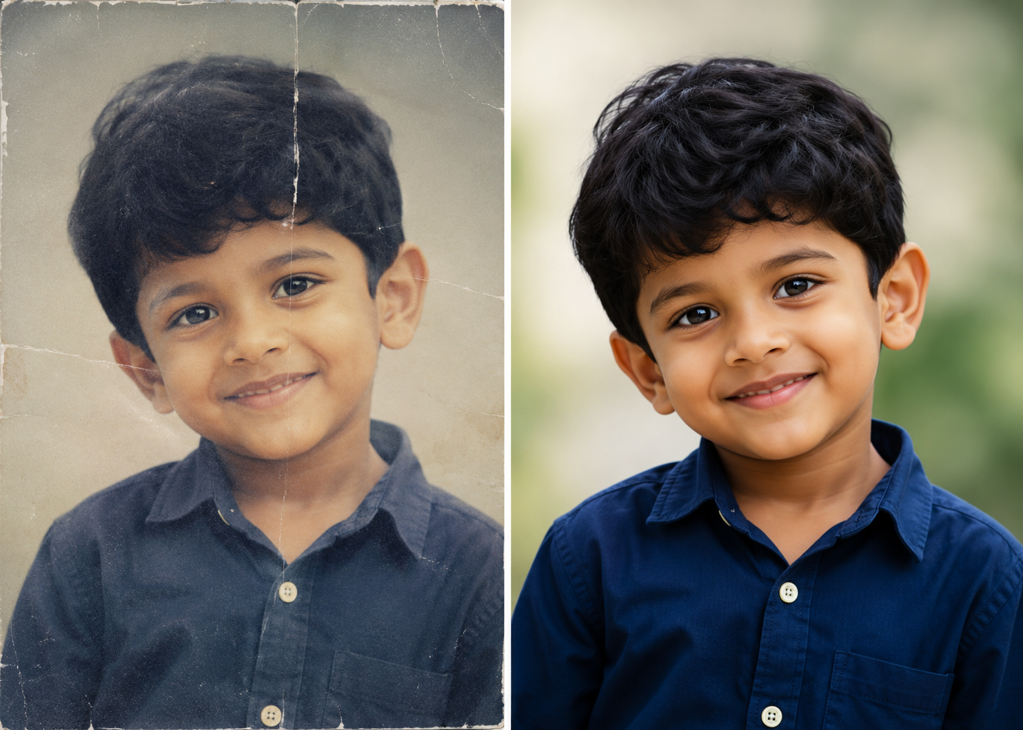 Repair Old Photos and Remove Scratches
