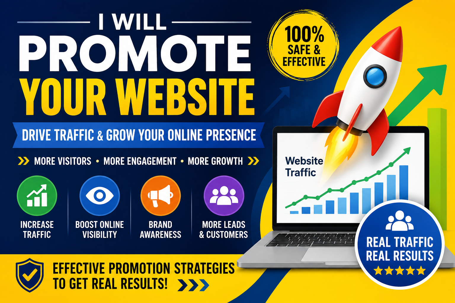 I will promote your ecommerce website to increase brand awareness and online visibility