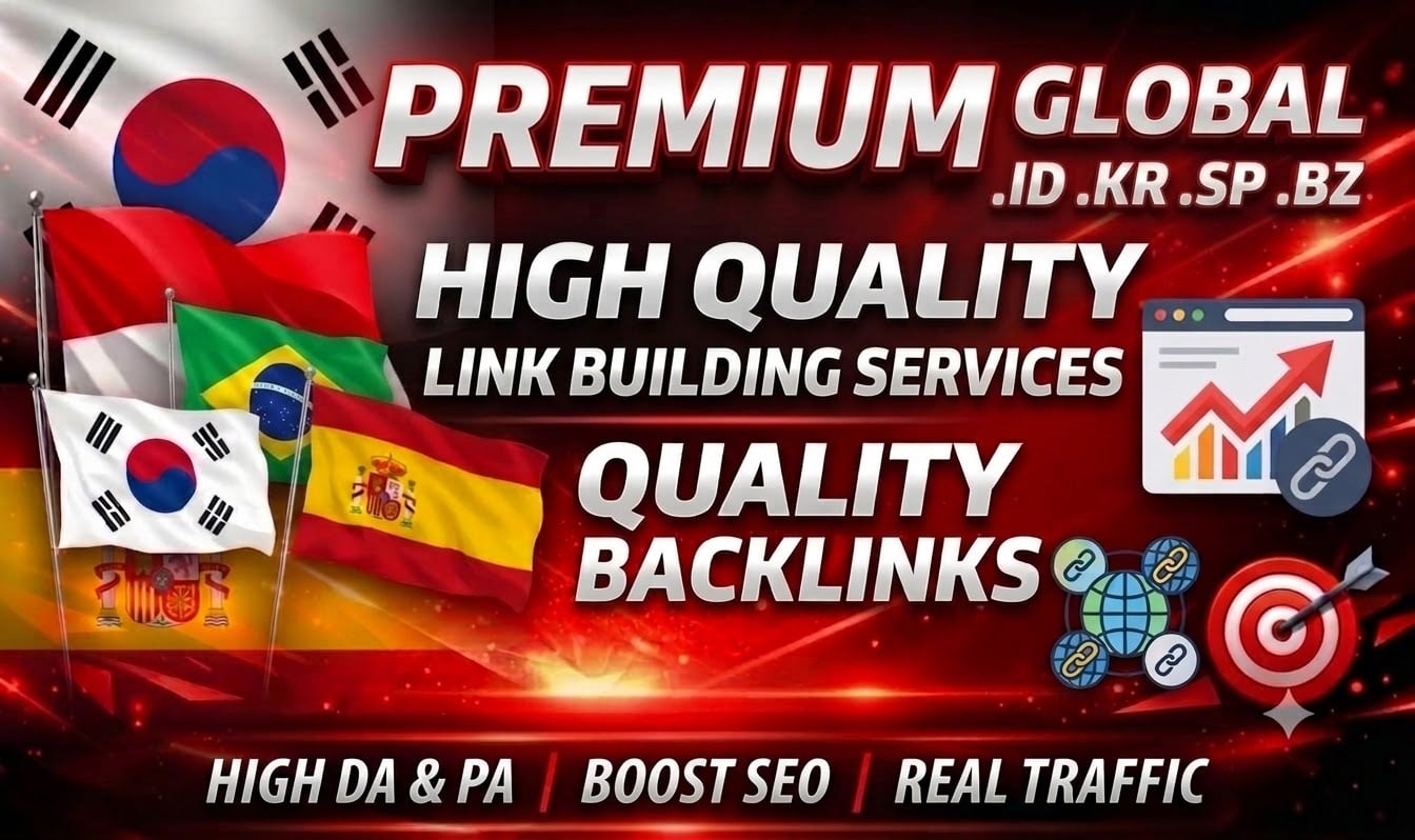 I will 150 provide premium global link building high quality backlinks