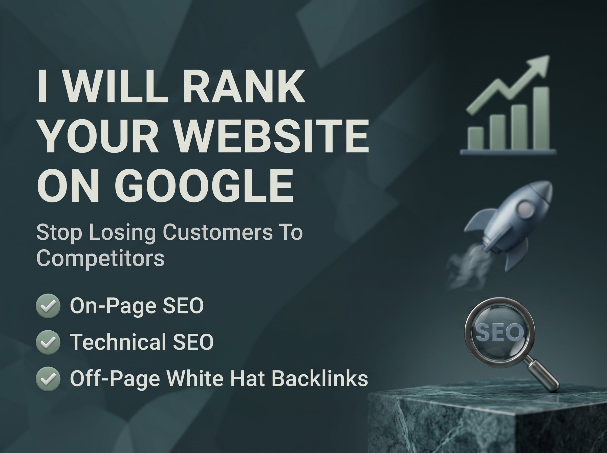 I will do advanced on page SEO, technical SEO and keyword research for organic growth