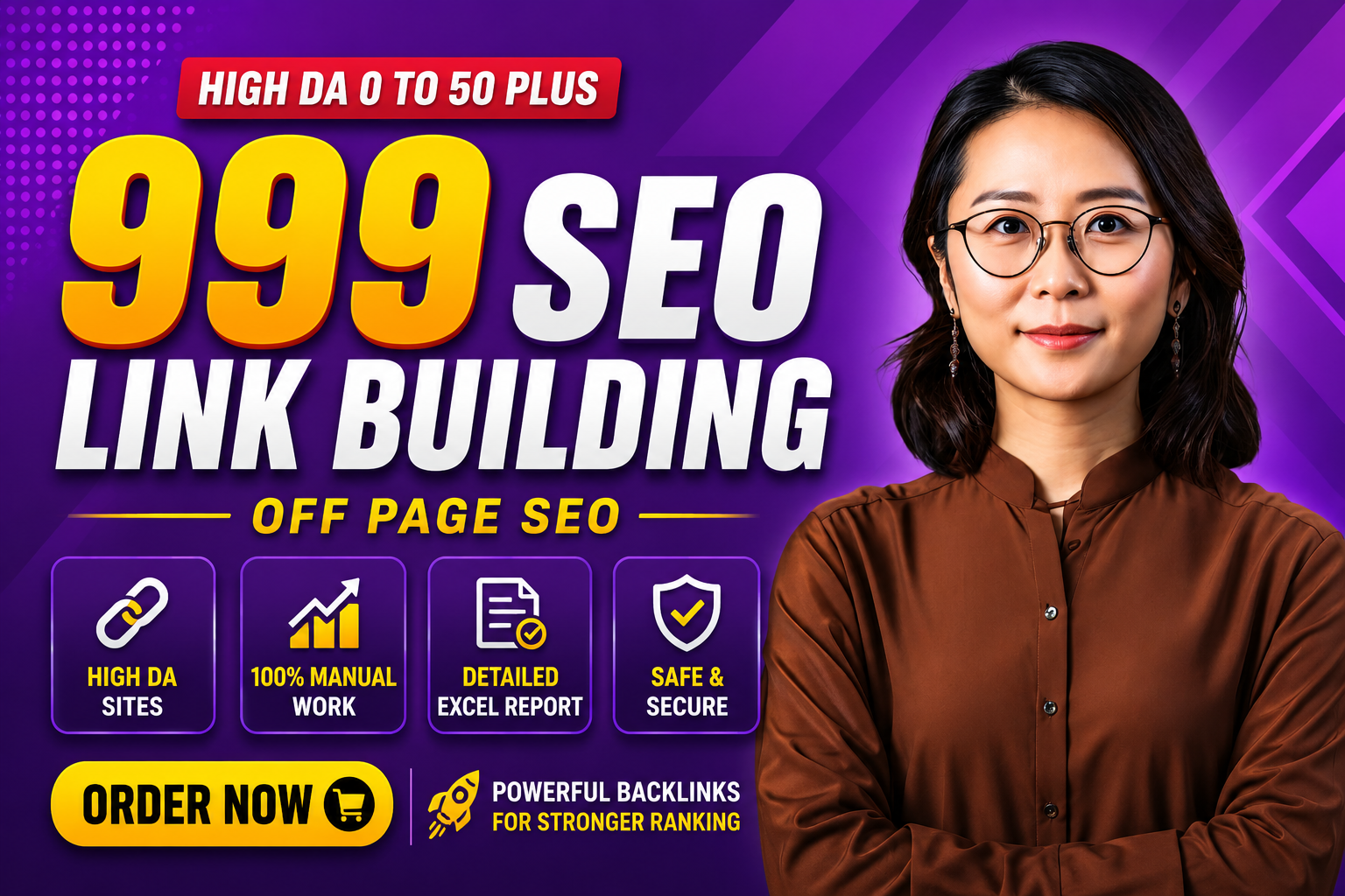 I Will Build 999 Manual SEO for Natural Link Building with Good DA