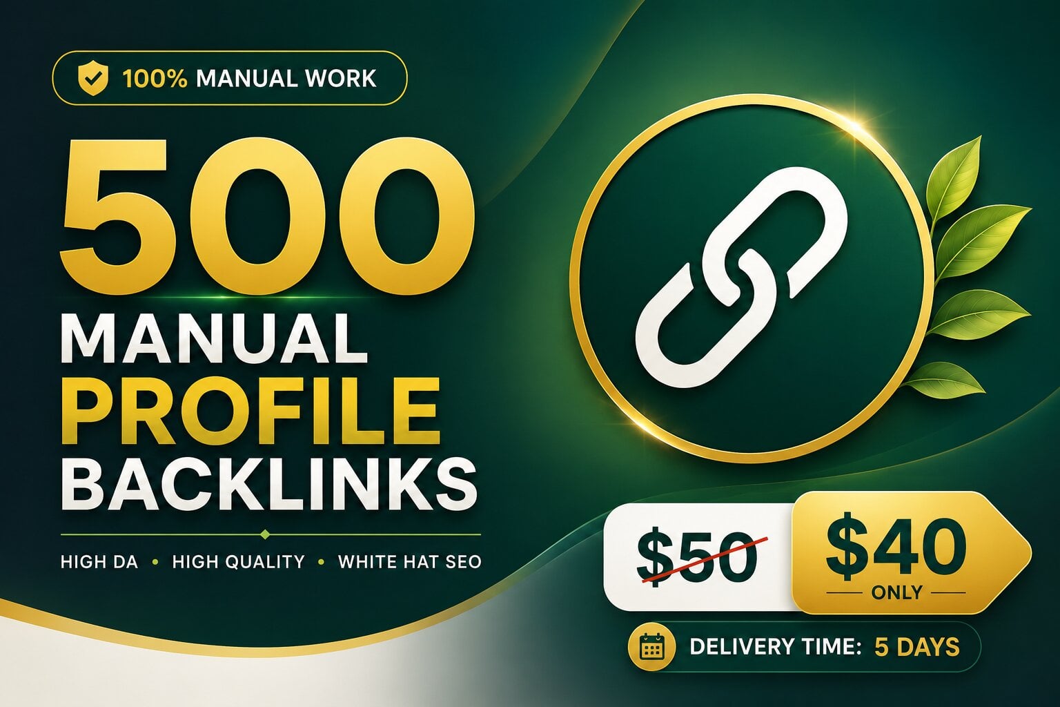 I Will Build 500 Manual High DA Profile Backlinks for SEO, Google Ranking & Authority