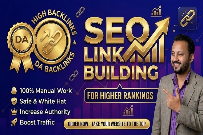 1000+ SEO Link Building - High DA Backlinks for Higher Rankings