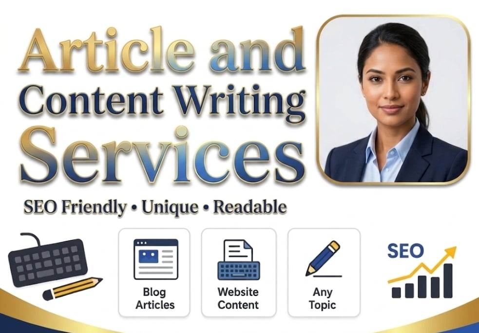 Get SEO friendly articles and web content! 