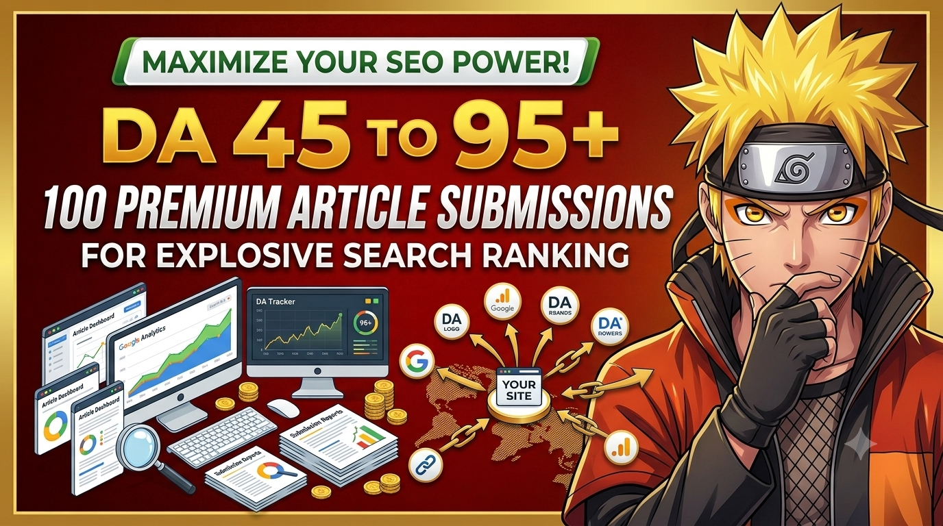 Get 100 article submission for explosive Search ranking