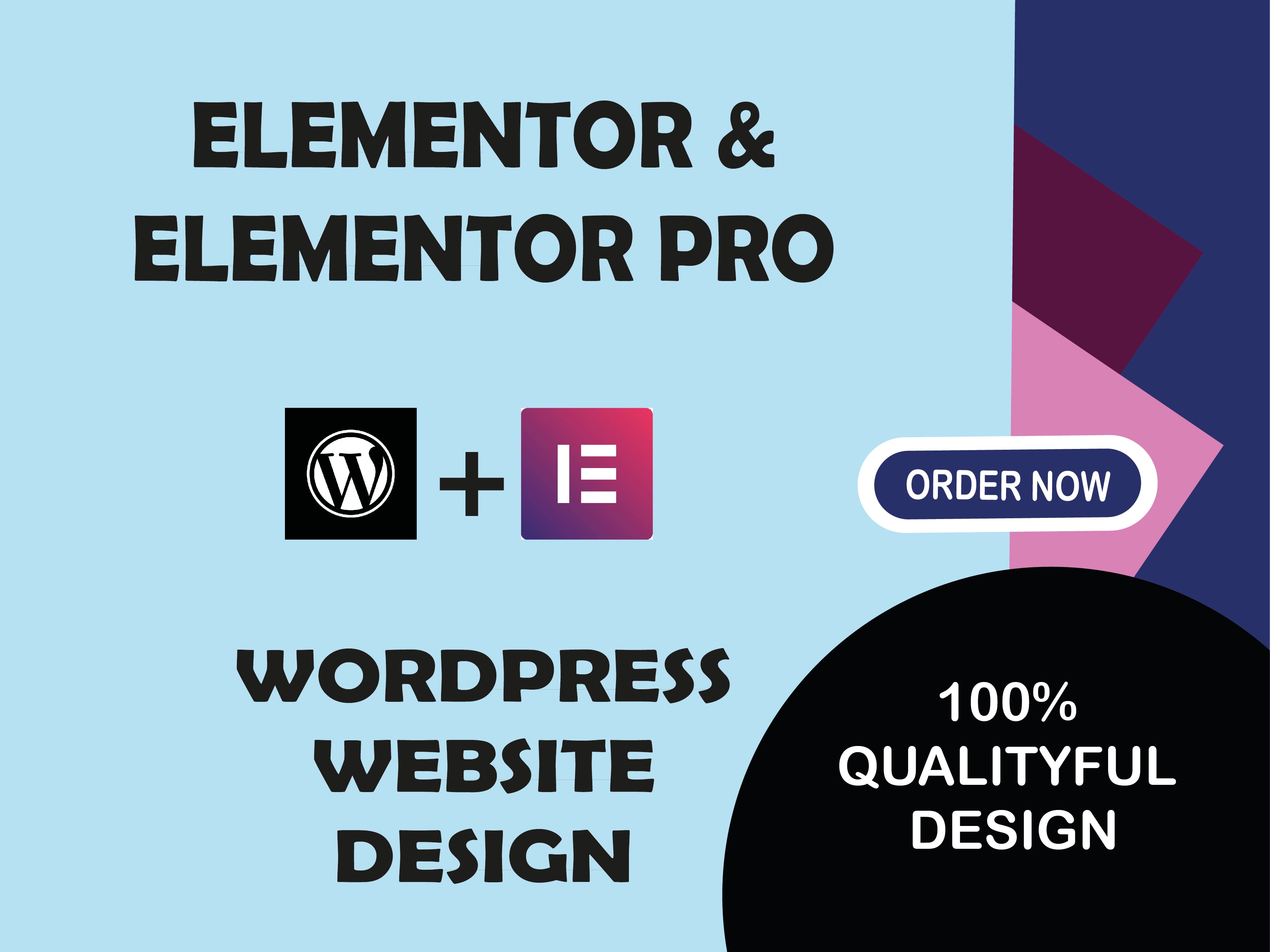  WordPress Developer, Elementor, Elementor Pro, WooCommerce,Page Design, SEO optimization