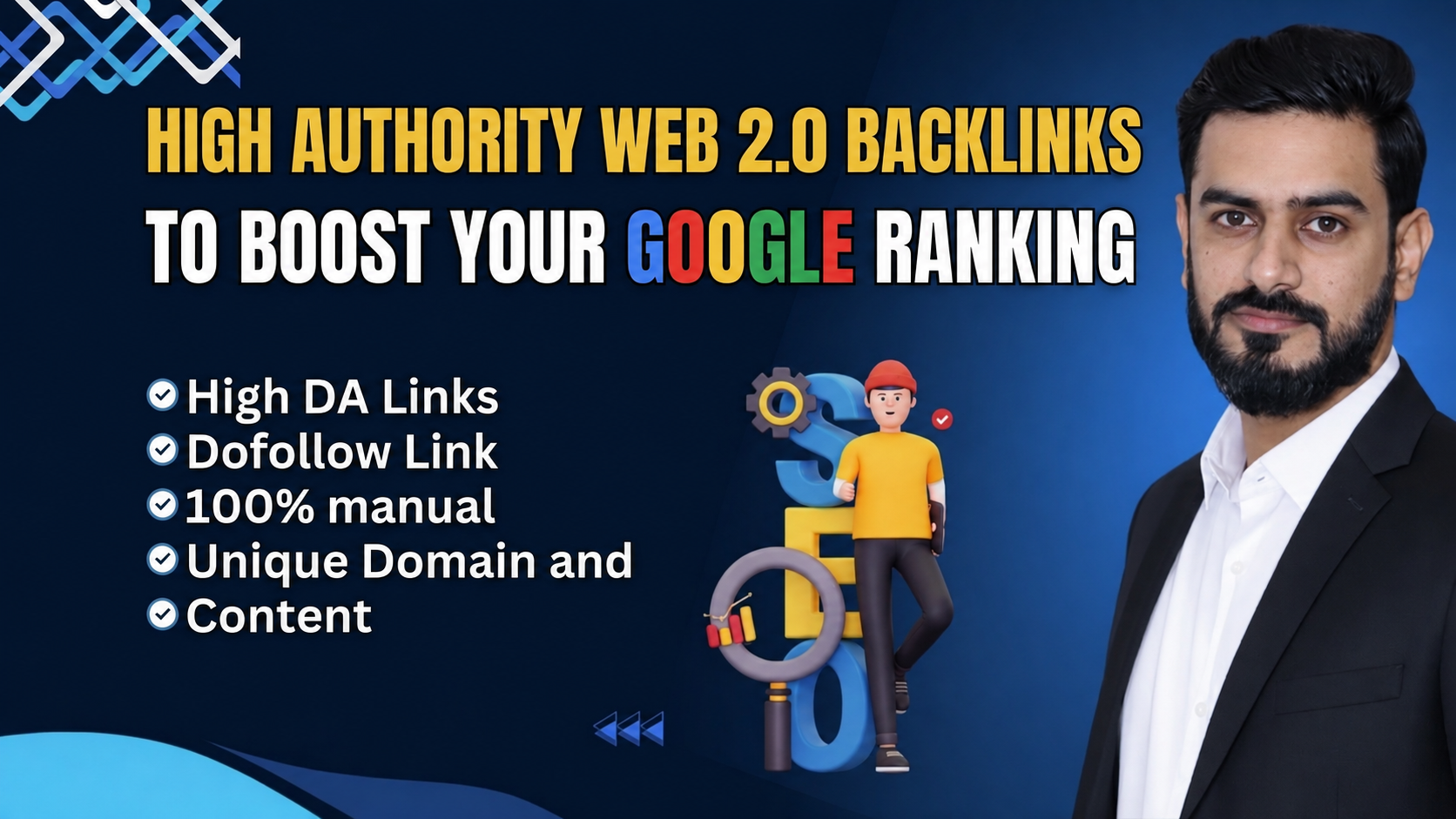 I will create 50 manual high DA web 2.0 backlinks for SEO ranking