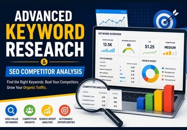 Seo Keywords Professional and Competitor Analysis 