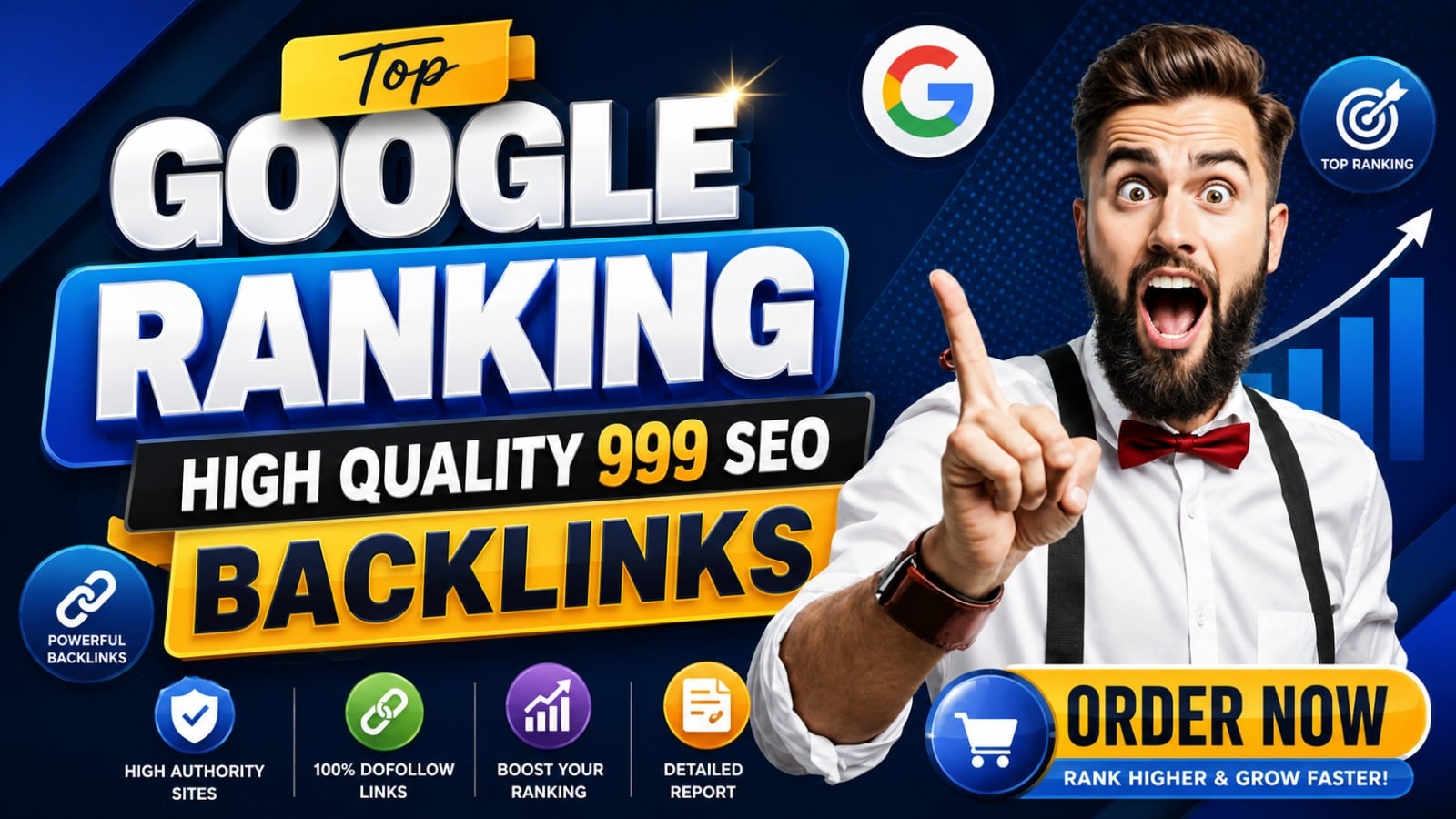 Top Google Ranking 999 SEO Backlinks High Authority DoFollow Links