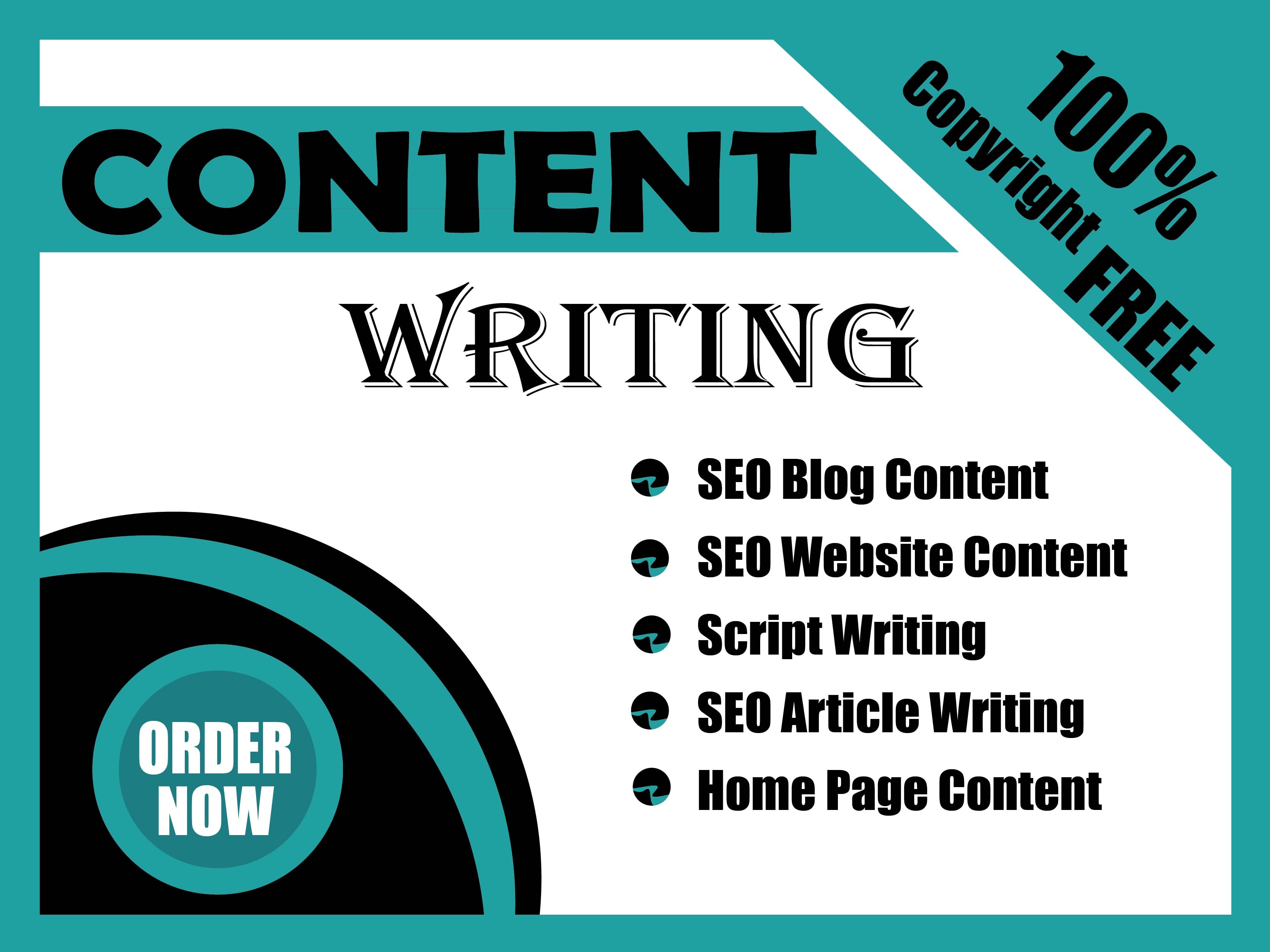 I Will Write High Quality SEO Blog, Website Content, Articles and Scripts