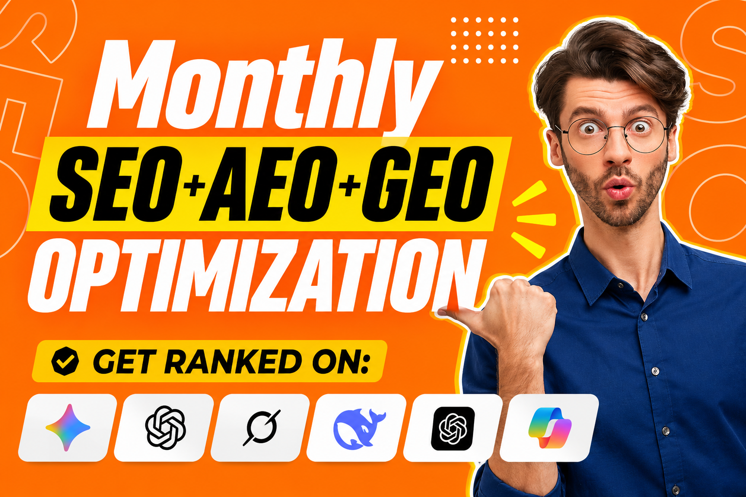 Complete Monthly SEO, AEO & GEO Optimization Service
