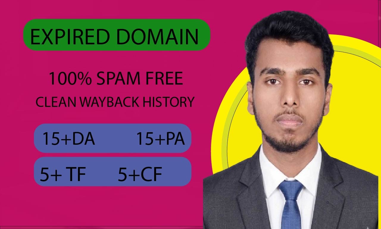 I will find expired domains from top website to get high authority SEO backlinks