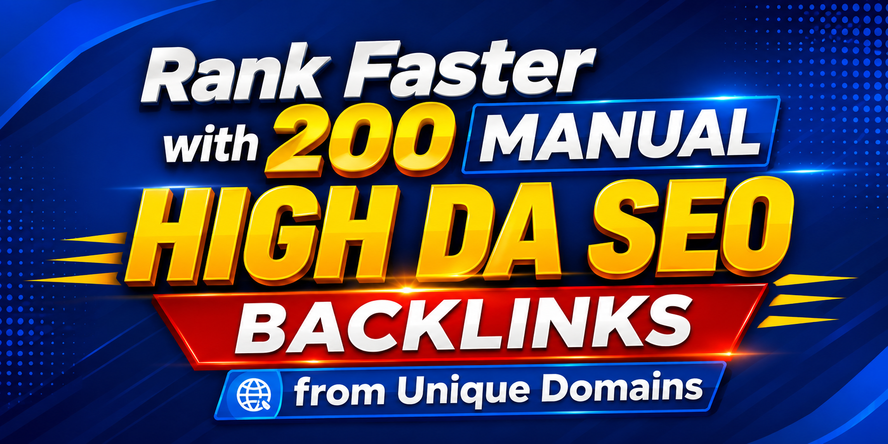 Rank Faster with 200 Manual High DA SEO Backlinks fro...