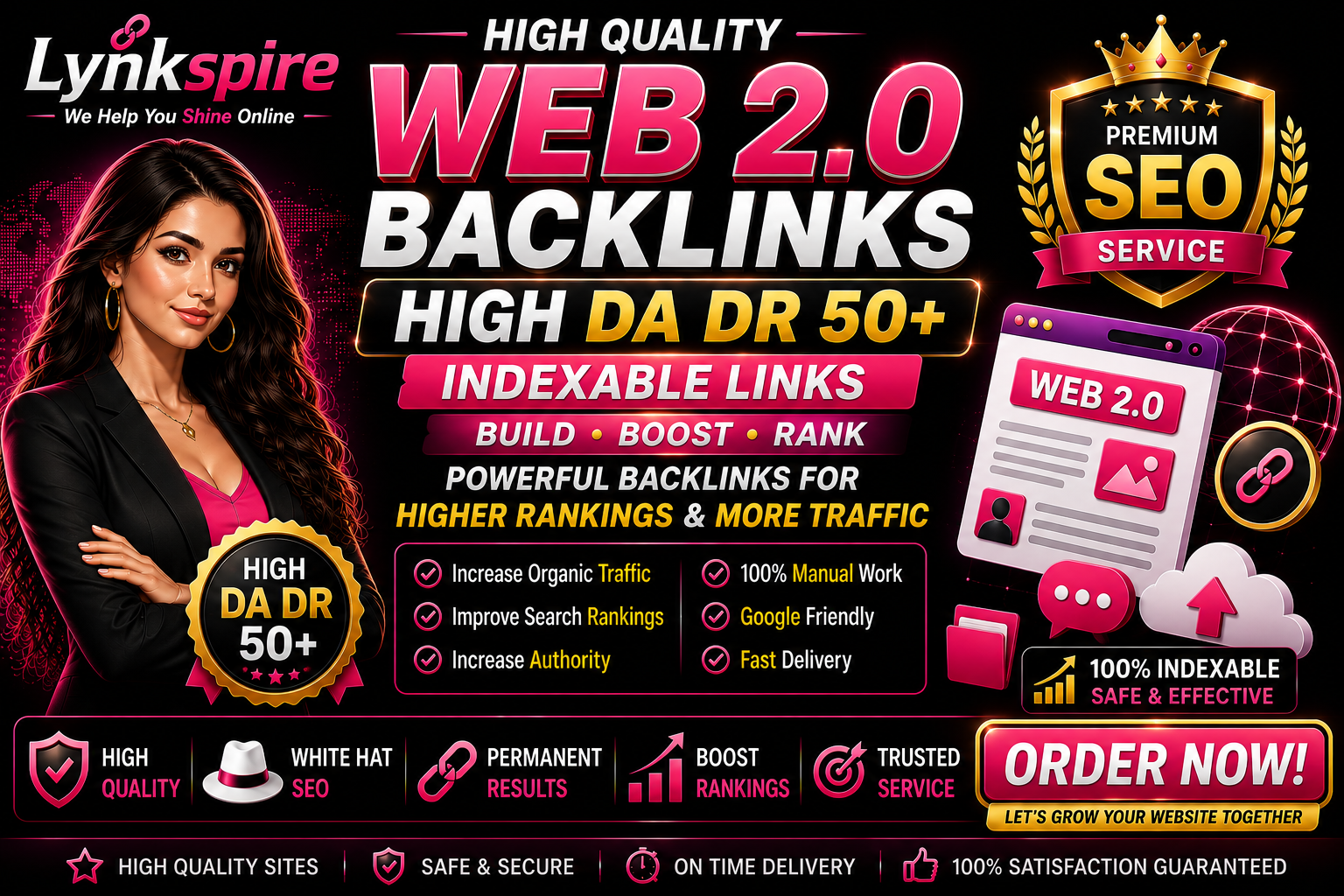 I Will DO Manual 100 Web2.0 Backlinks High DA/DR 50+ ...