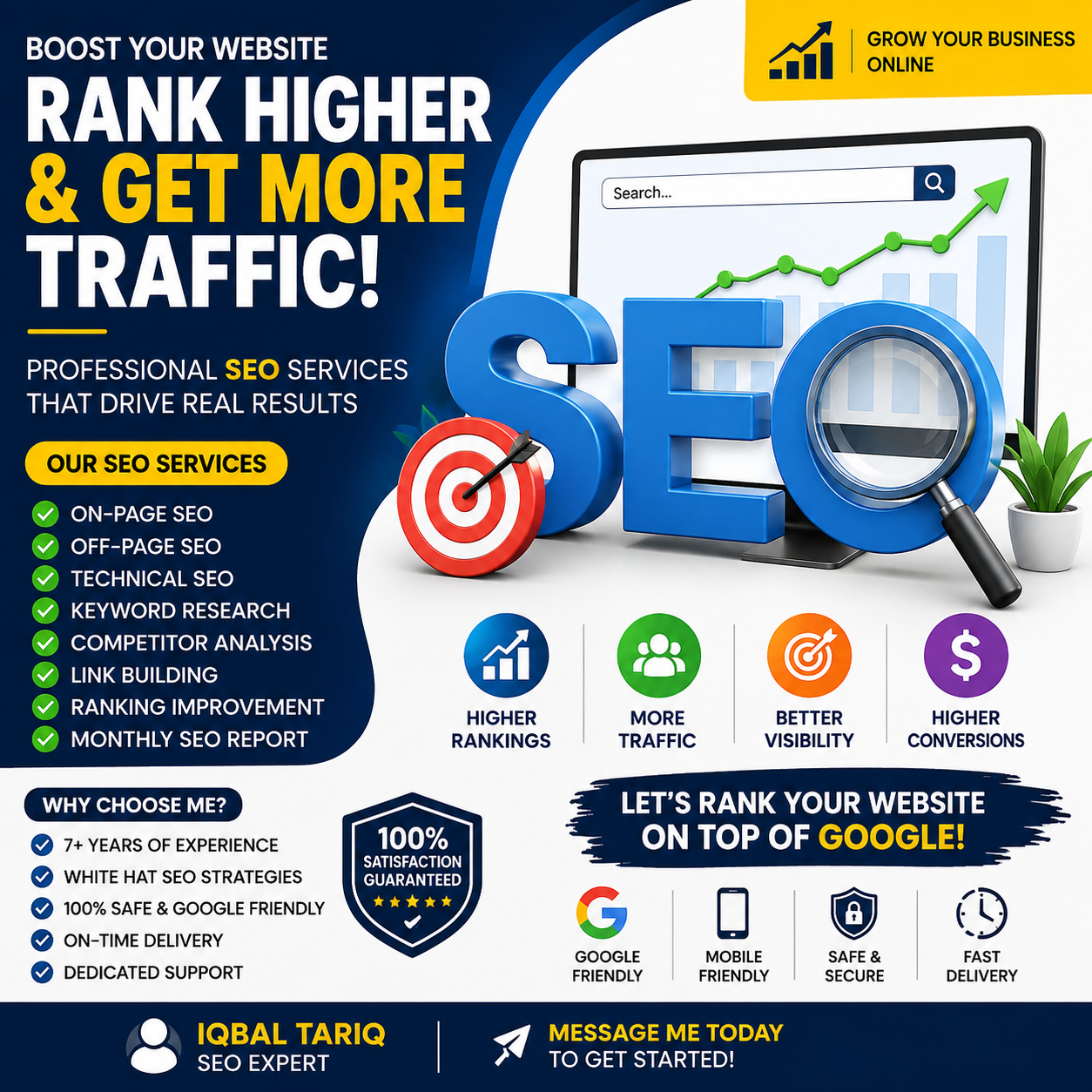 SEO Expert | Google Rankings & Website Growth Specialist