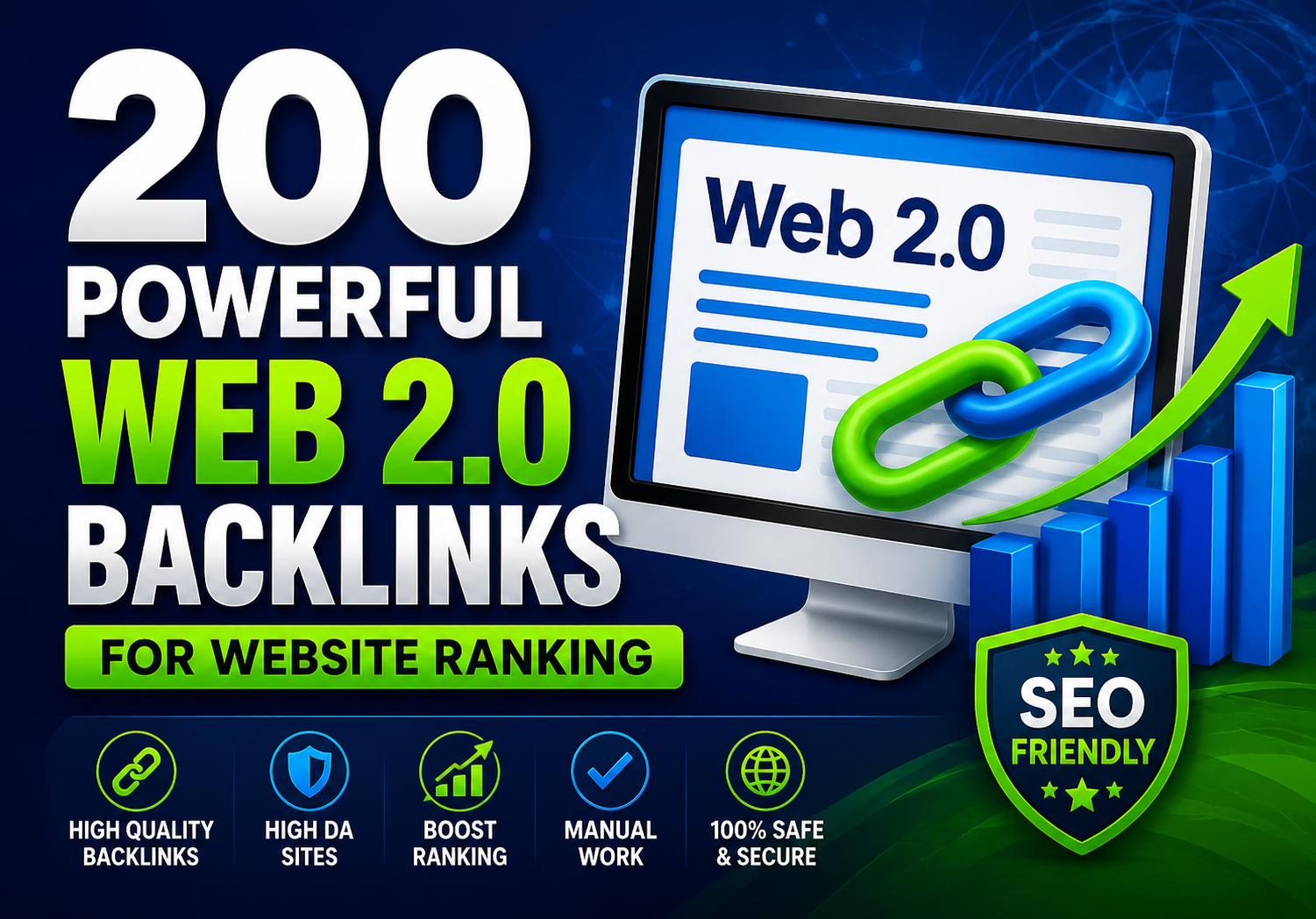 200 Powerful Web 2.0 Backlinks for Website Ranking
