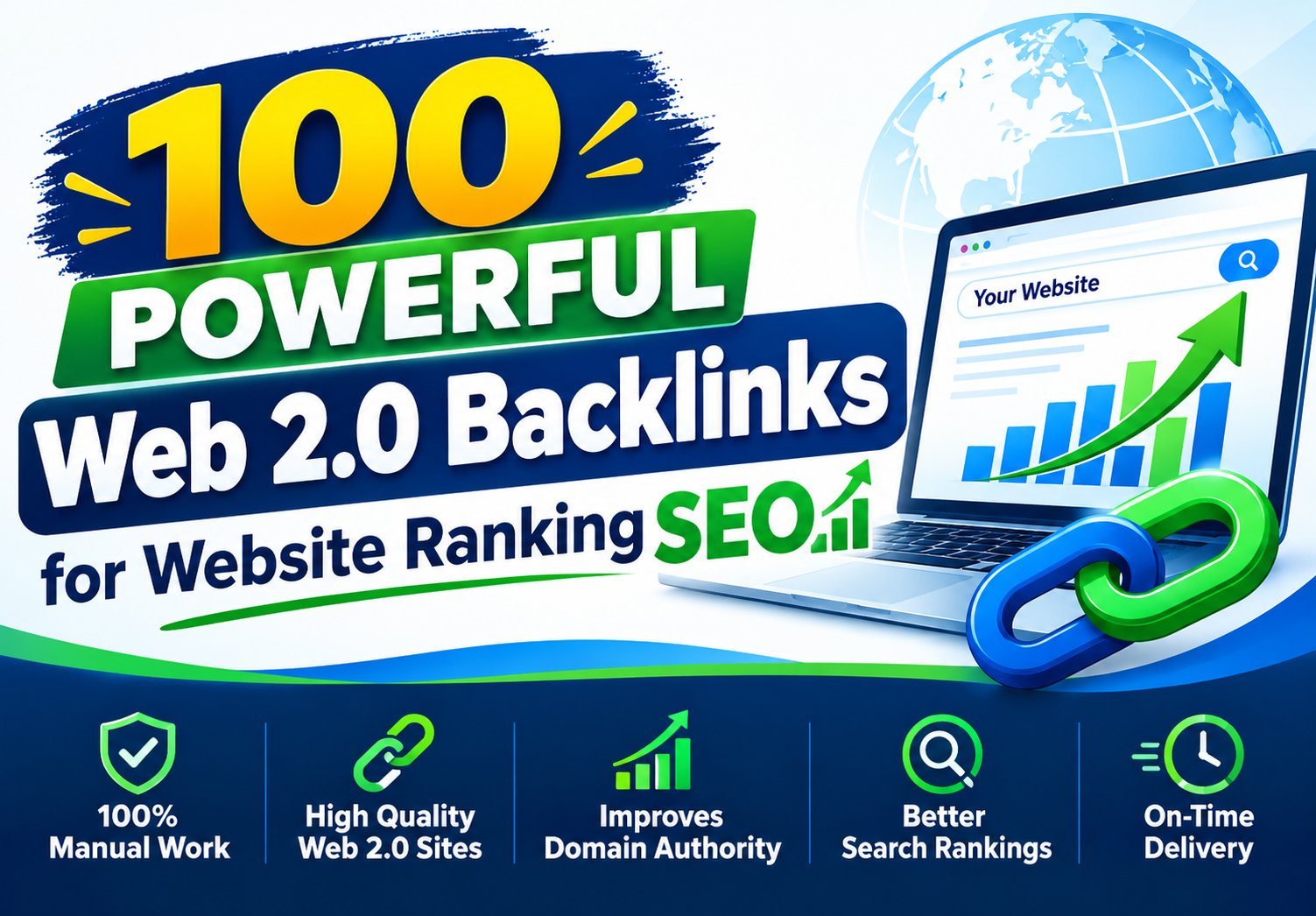 100 Powerful Web 2.0 Backlinks for Website Ranking SEO