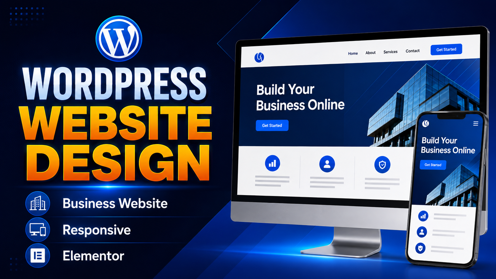 I Will Design a Modern Responsive WordPress Business ...