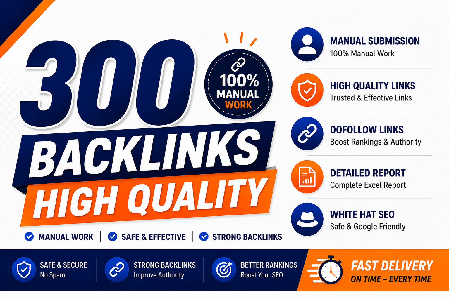 Make 300 Unique Backlinks With Manual Work 