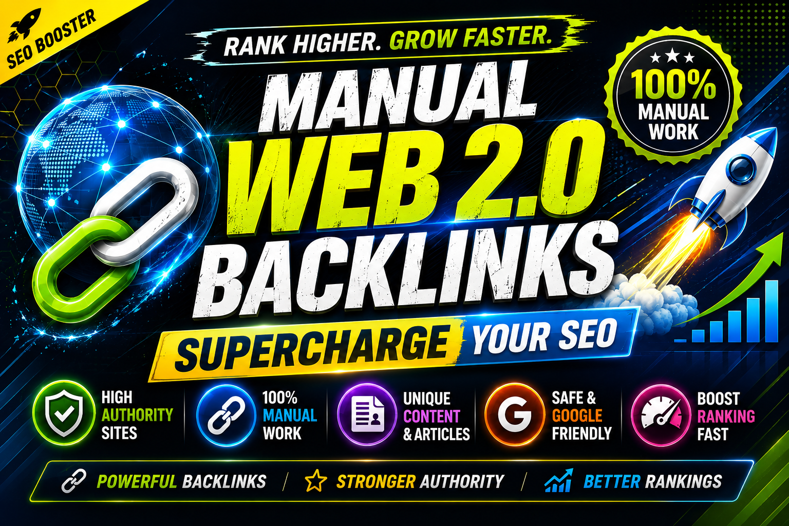 I Will Build 100 High Quality Web 2.0 Backlinks for SEO and Website Ranking 2026
