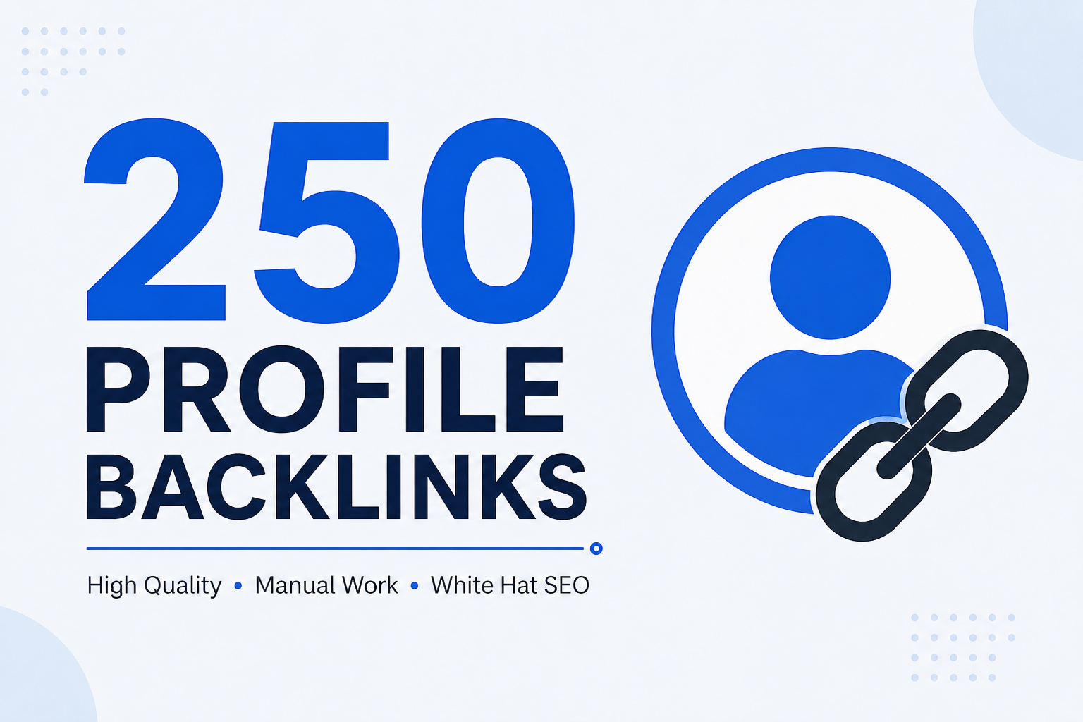 I Will Provide 250 High Quality Profile Backlinks for SEO