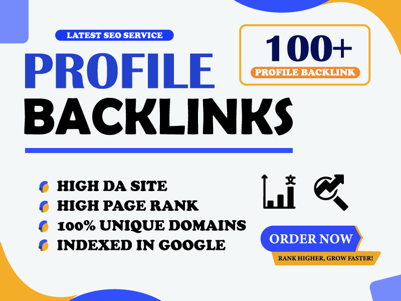 I will provide safe white hat profile backlinks for s...