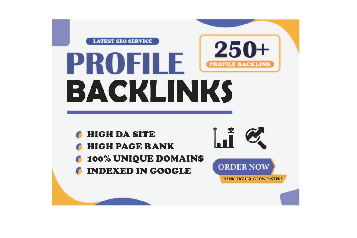 I will provide safe white hat profile backlinks for s...