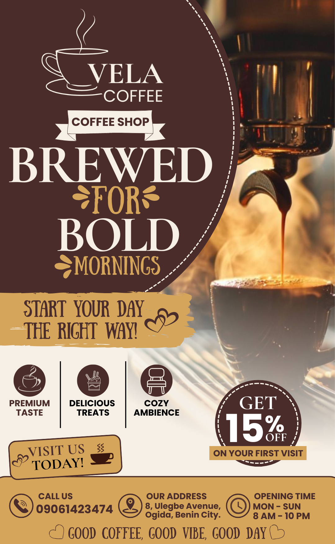 I will design a modern professional design for your brand/business