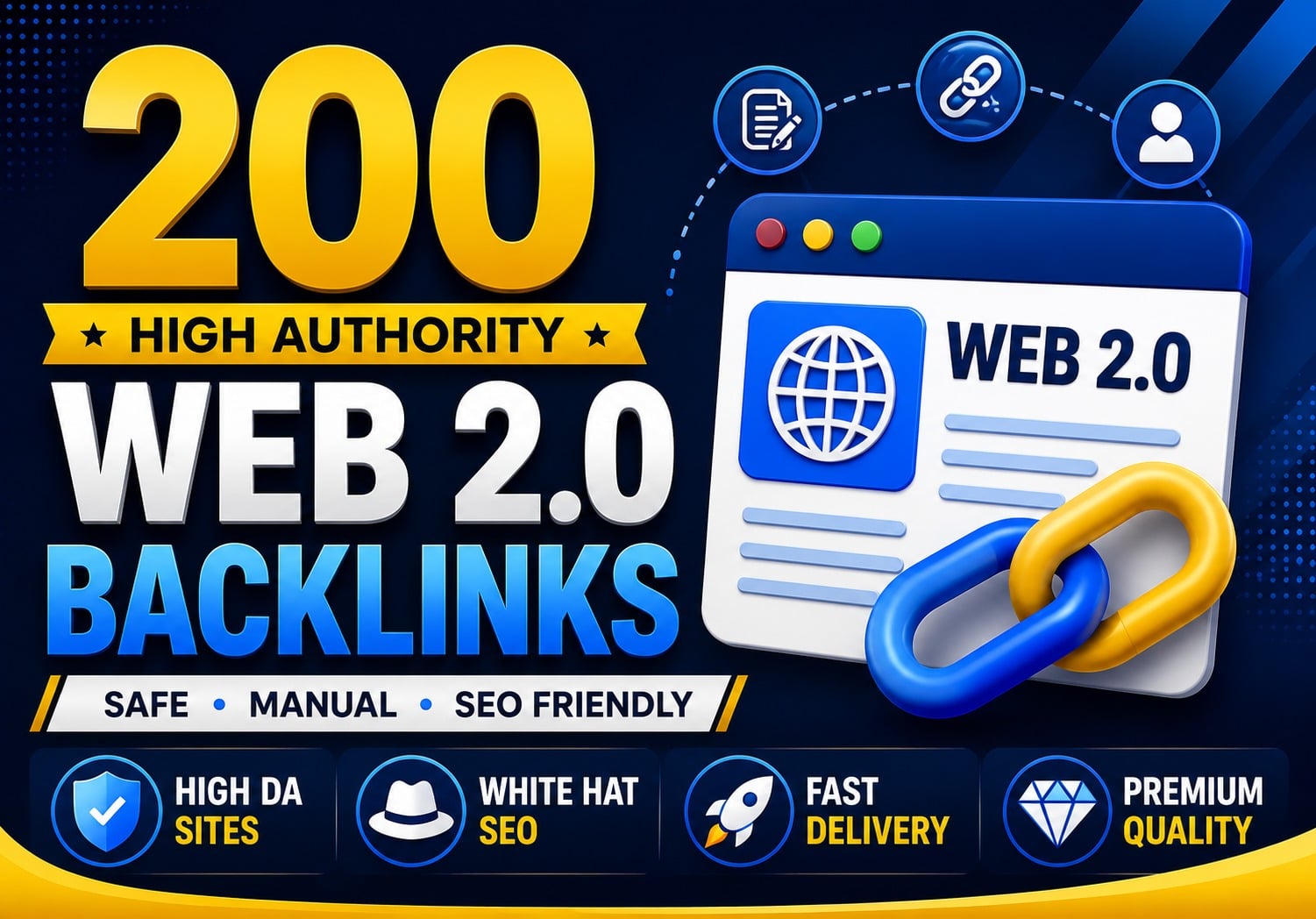 I Will Build 200 Powerful Web 2.0 Backlinks to Boost Google Rankings