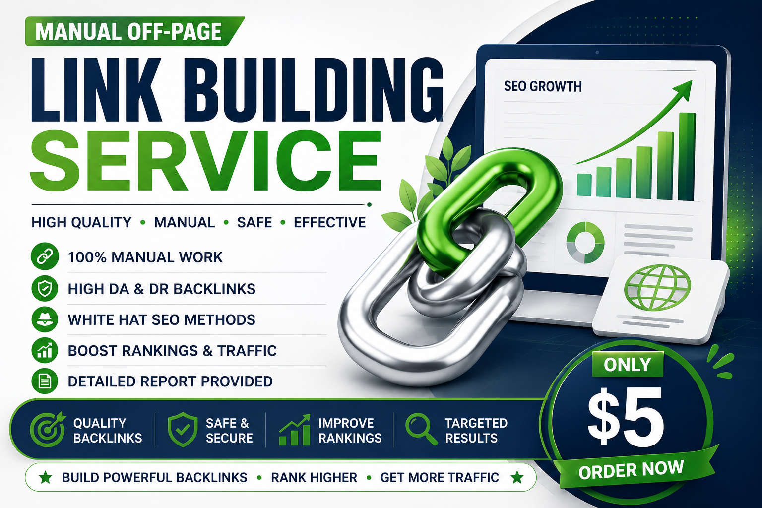 I Will Do Manual Off Page SEO Link Building for Your Website