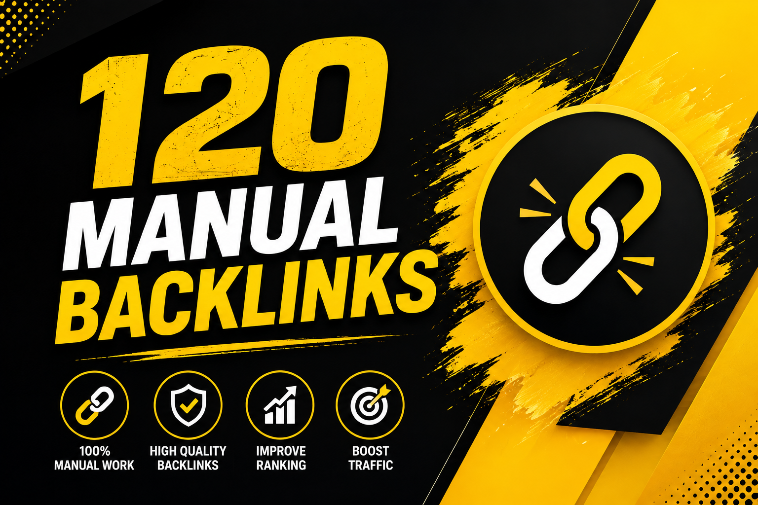 I Will Build 120 Manual Backlinks for Your Website