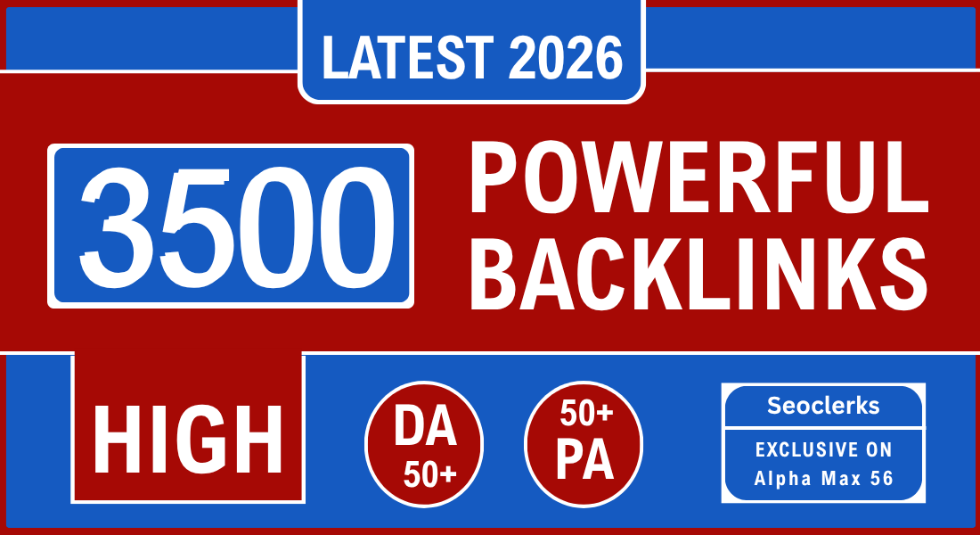 Sky Rocket Ranking! - 3,500 POWERFUL BACKLINKS White Hat SEO, DA PA 50 Plus