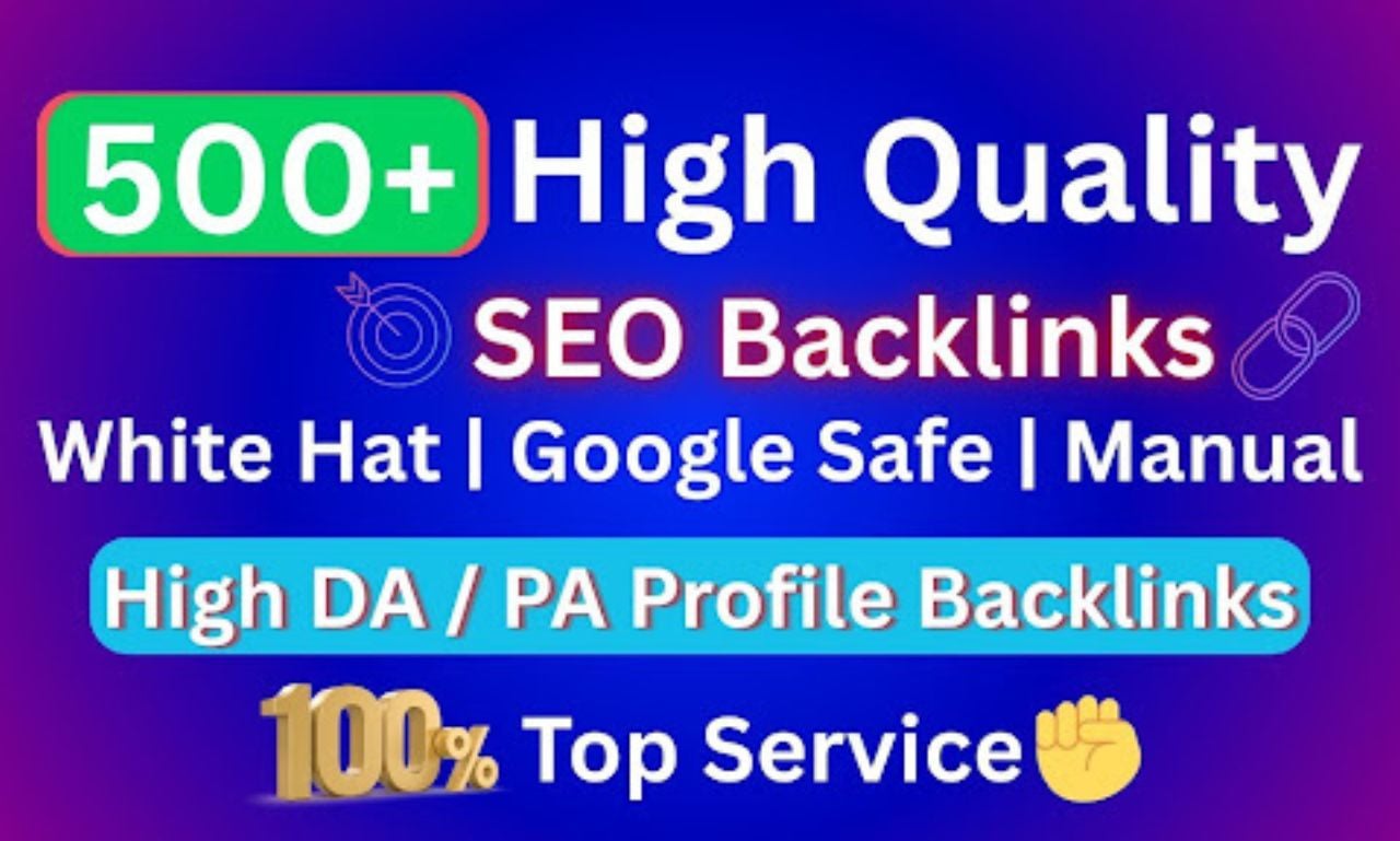 I will create high-quality Profile Backlinks, off-page SEO backlinks, to boost Google ranking