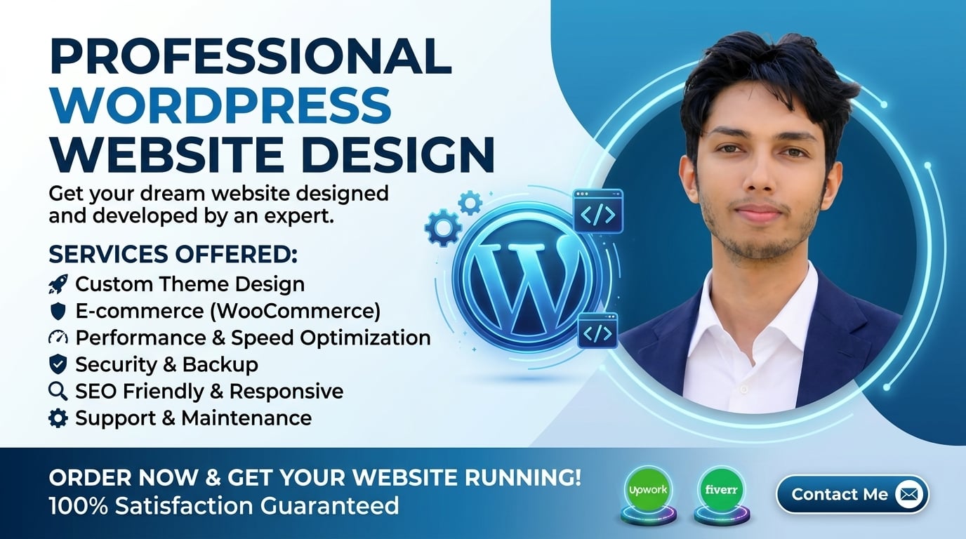 I create a professional WordPress website for your business