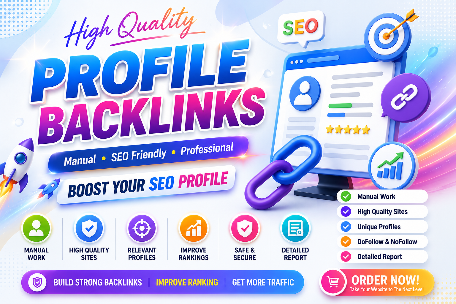 I Will Build High Quality Manual Profile Backlinks fo...
