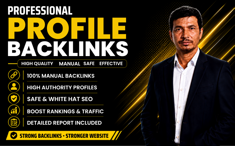 I Will Build 150 High Quality Profile Backlinks for S...