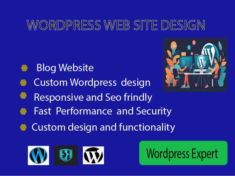 I will design, redesign, or fix a professional WordPress website