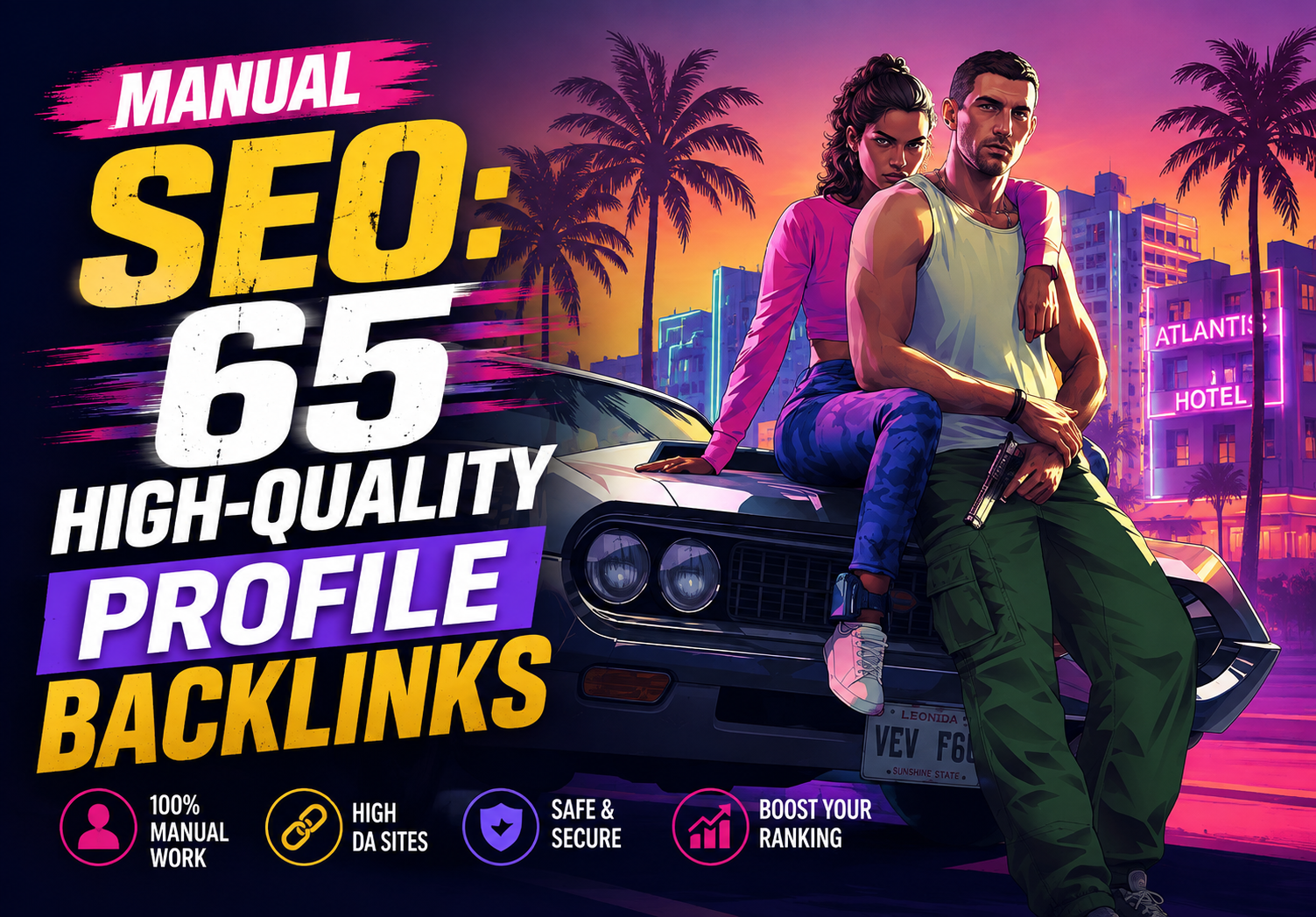 Manual SEO: 65 High-Quality Profile Backlinks